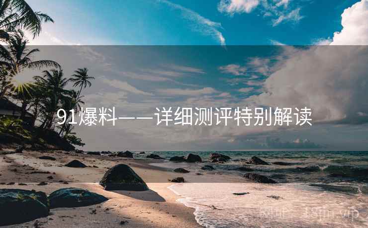 91爆料——详细测评特别解读  第2张