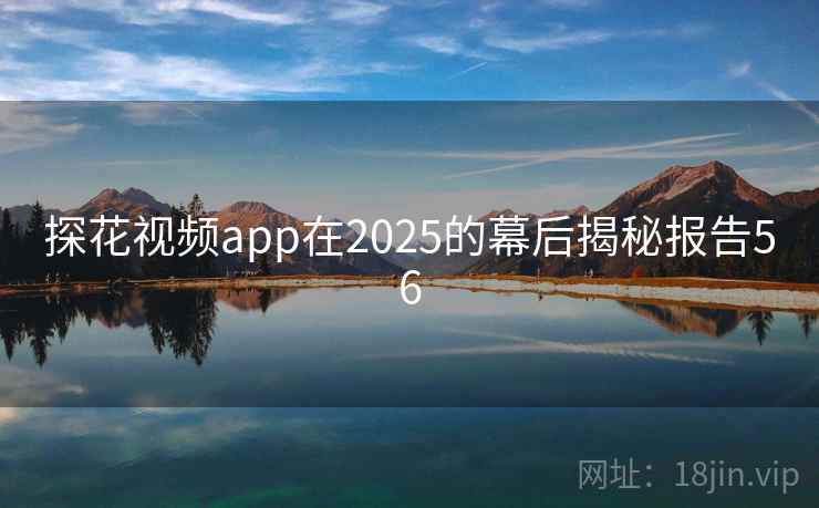 探花视频app在2025的幕后揭秘报告56