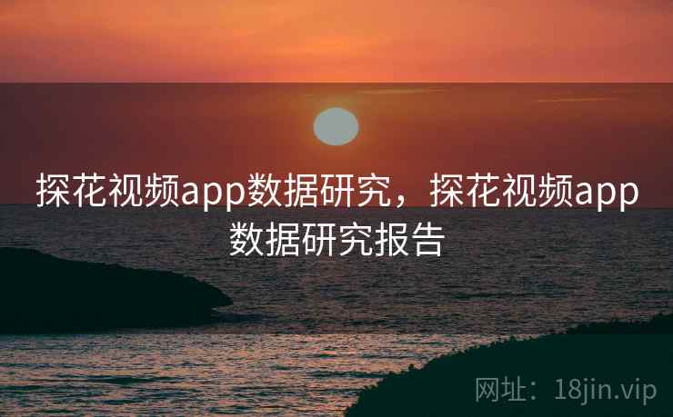 探花视频app数据研究，探花视频app数据研究报告
