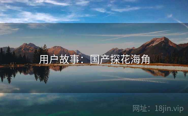 用户故事：国产探花海角