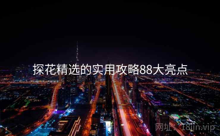 探花精选的实用攻略88大亮点