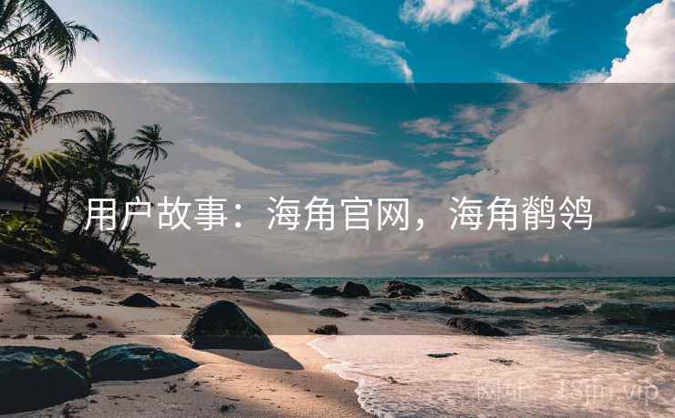 用户故事:海角官网,海角鹡鸰
